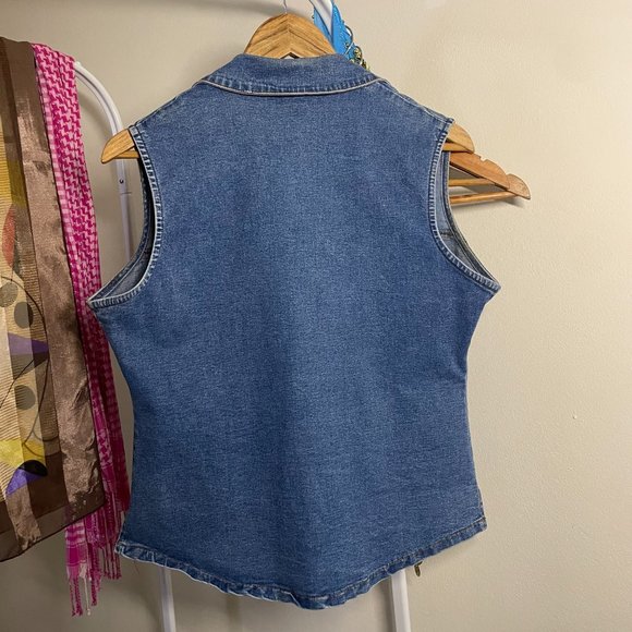 Denim Vest Indulgence Jeans (Size Large) - Picture 2 of 3